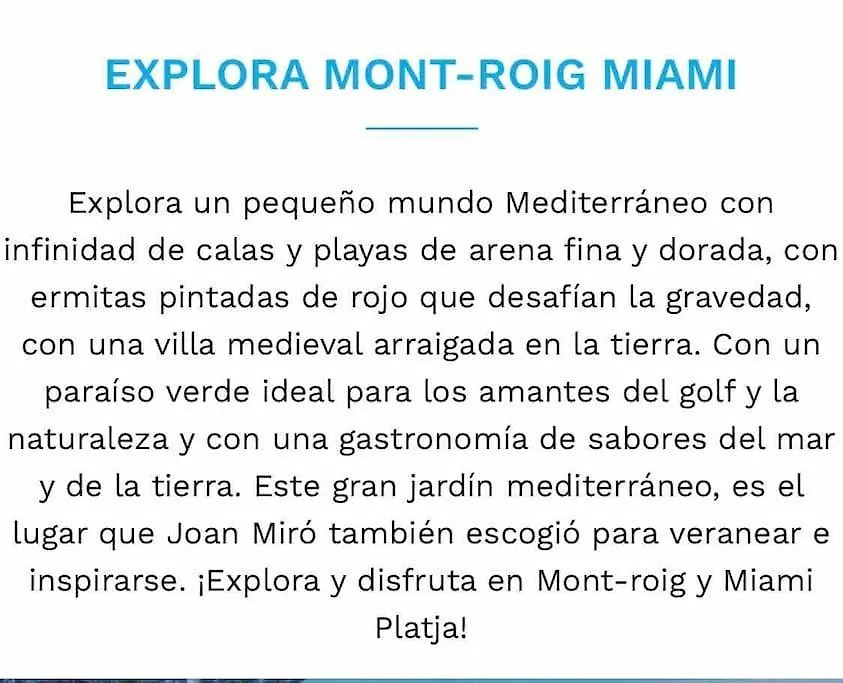 Dom wakacyjny Willa Casa Frente Al Mar En Miami Playa 2Hab